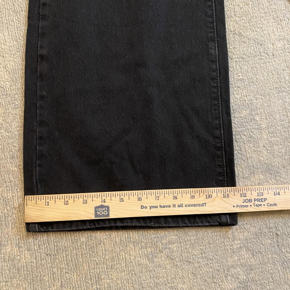 Levi's Black Wide Leg Jeans - Picture 10 of 14